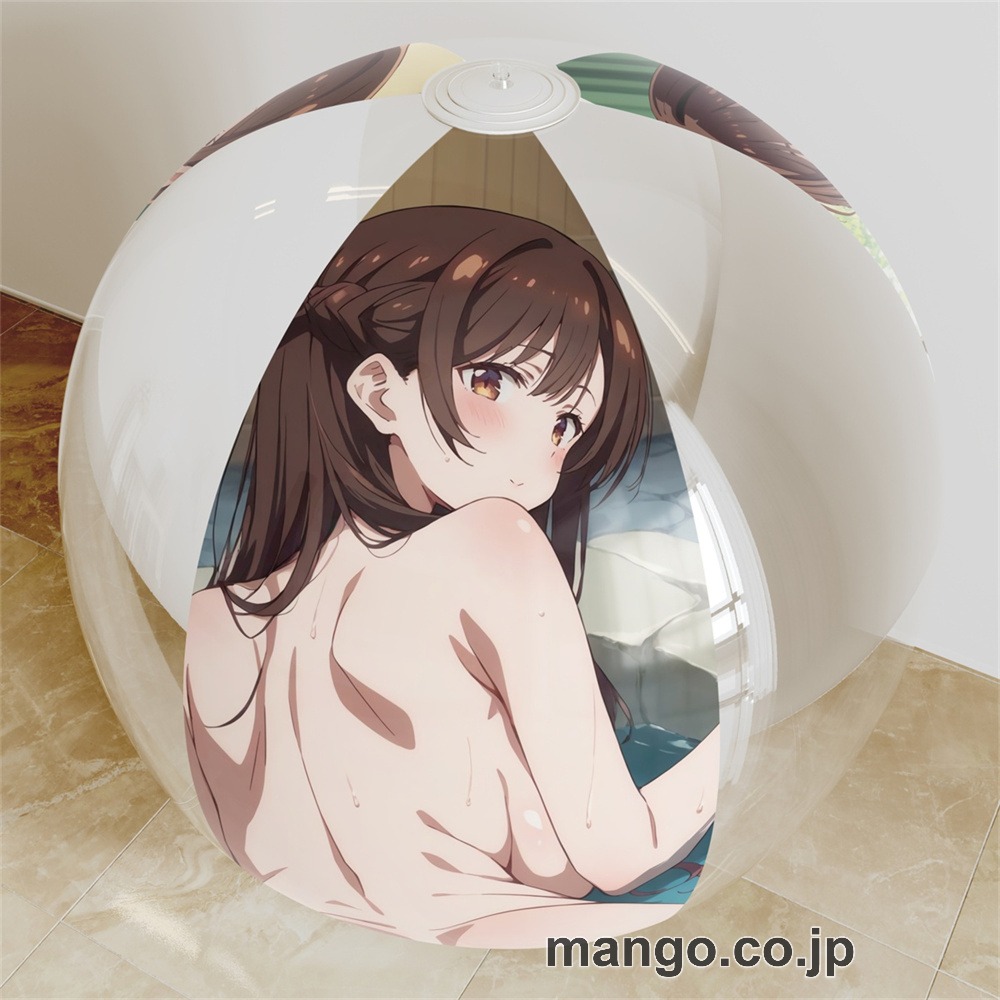 アニメ キャラクター ビーチボール【彼女、お借りします】水原千鶴  PVC製 キャラクターグッズ コレクション用