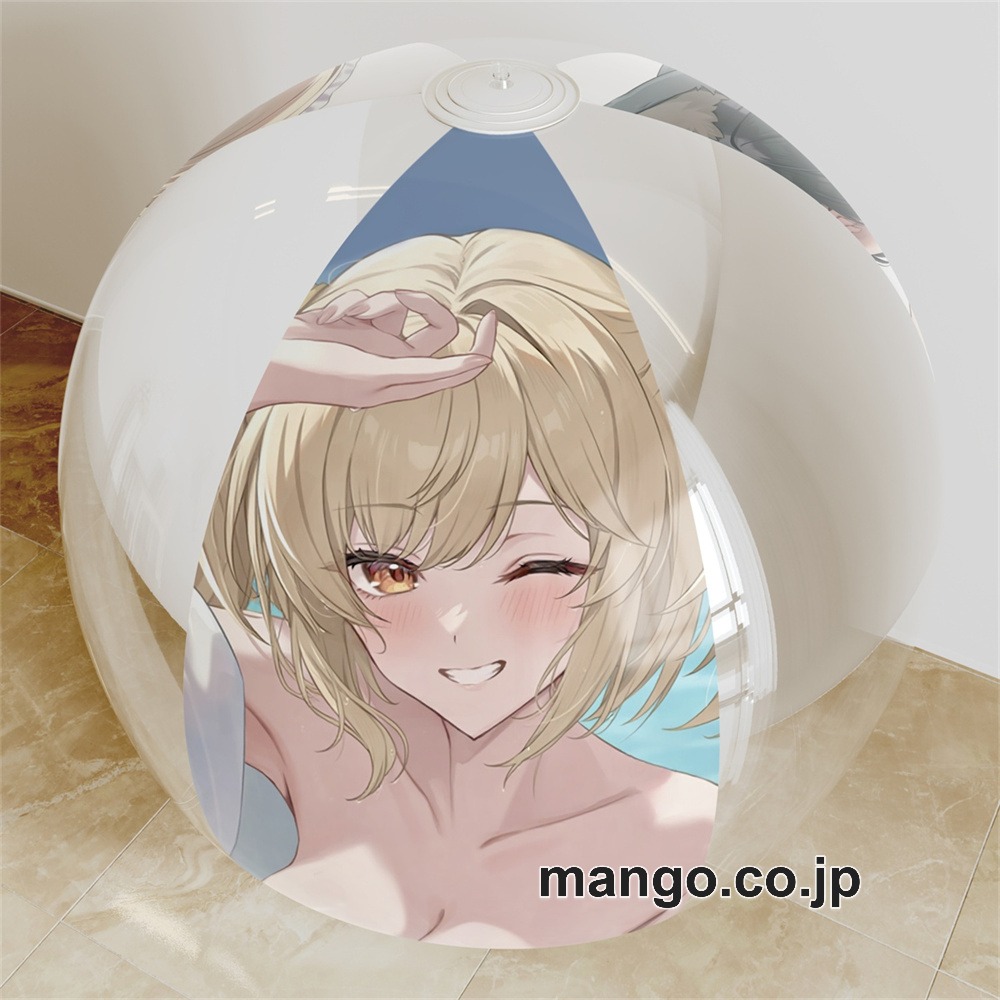 アニメ キャラクター ビーチボール【ZenlessZoneZero】バーニス・ホワイト 星見雅 海洋ボール PVC製 キャラクターグッズ コレクション用
