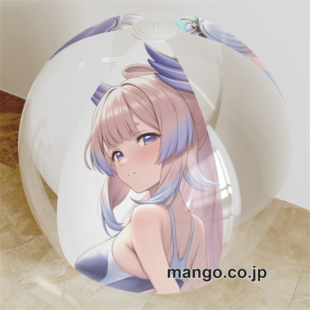 アニメ キャラクター ビーチボール【原神】雷電將軍 珊瑚宮心海 神里綾華 海洋ボール PVC製 キャラクターグッズ コレクション用