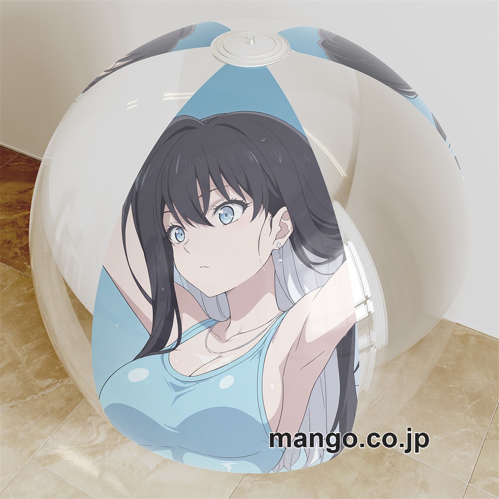 アニメ キャラクター ビーチボール【虚構推理】雪女 海洋ボール PVC製 キャラクターグッズ コレクション用