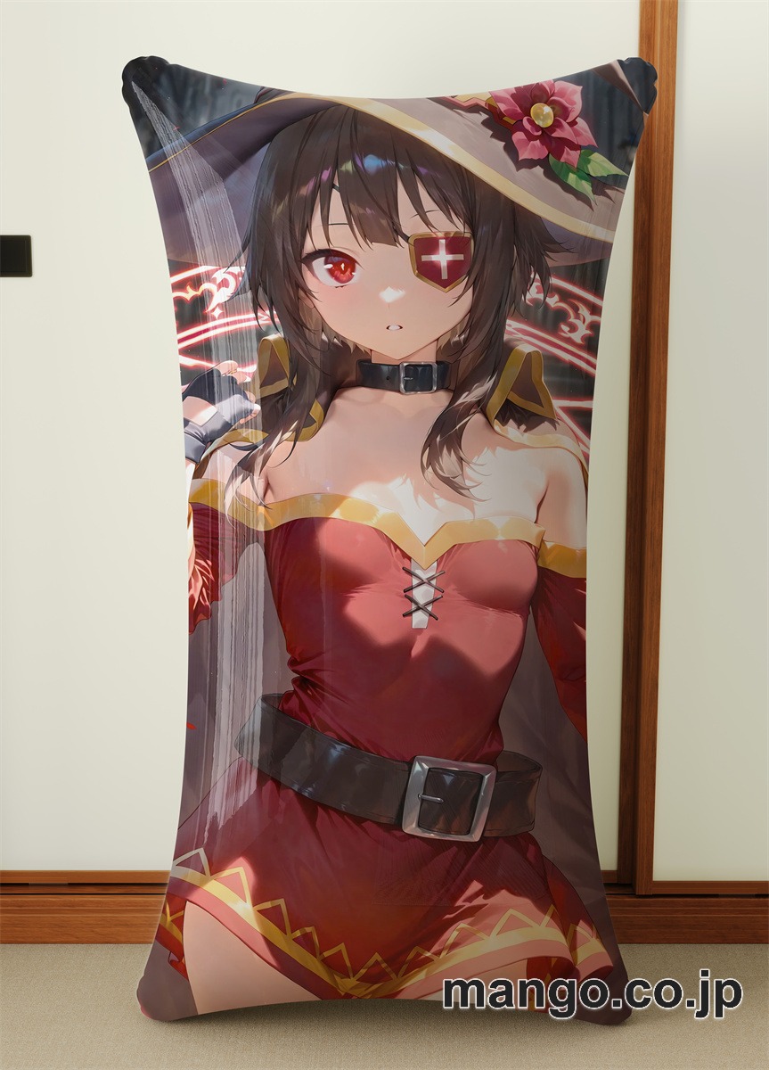 抱き枕カバー  オリジナル   アニメ キャラクター 【このすば】めぐみん 小型クッション キャラクターグッズ PVC製 コレクション用 2